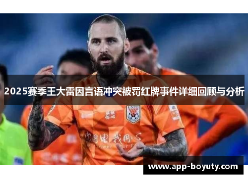 2025赛季王大雷因言语冲突被罚红牌事件详细回顾与分析 2025赛季王大雷因言语冲突被罚红牌事件详细回顾与分析