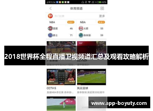 2018世界杯全程直播卫视频道汇总及观看攻略解析 2018世界杯全程直播卫视频道汇总及观看攻略解析