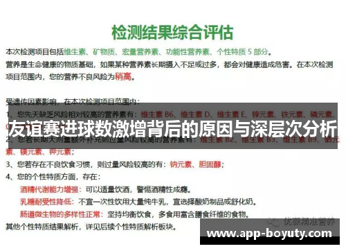 友谊赛进球数激增背后的原因与深层次分析 友谊赛进球数激增背后的原因与深层次分析